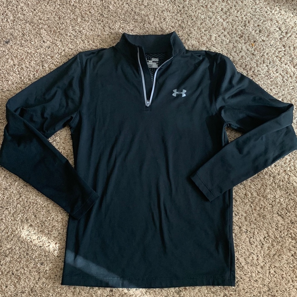 UA mens zip pullover